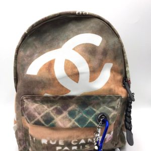 Рюкзак Chanel Graffiti Printed Canvas Backpack